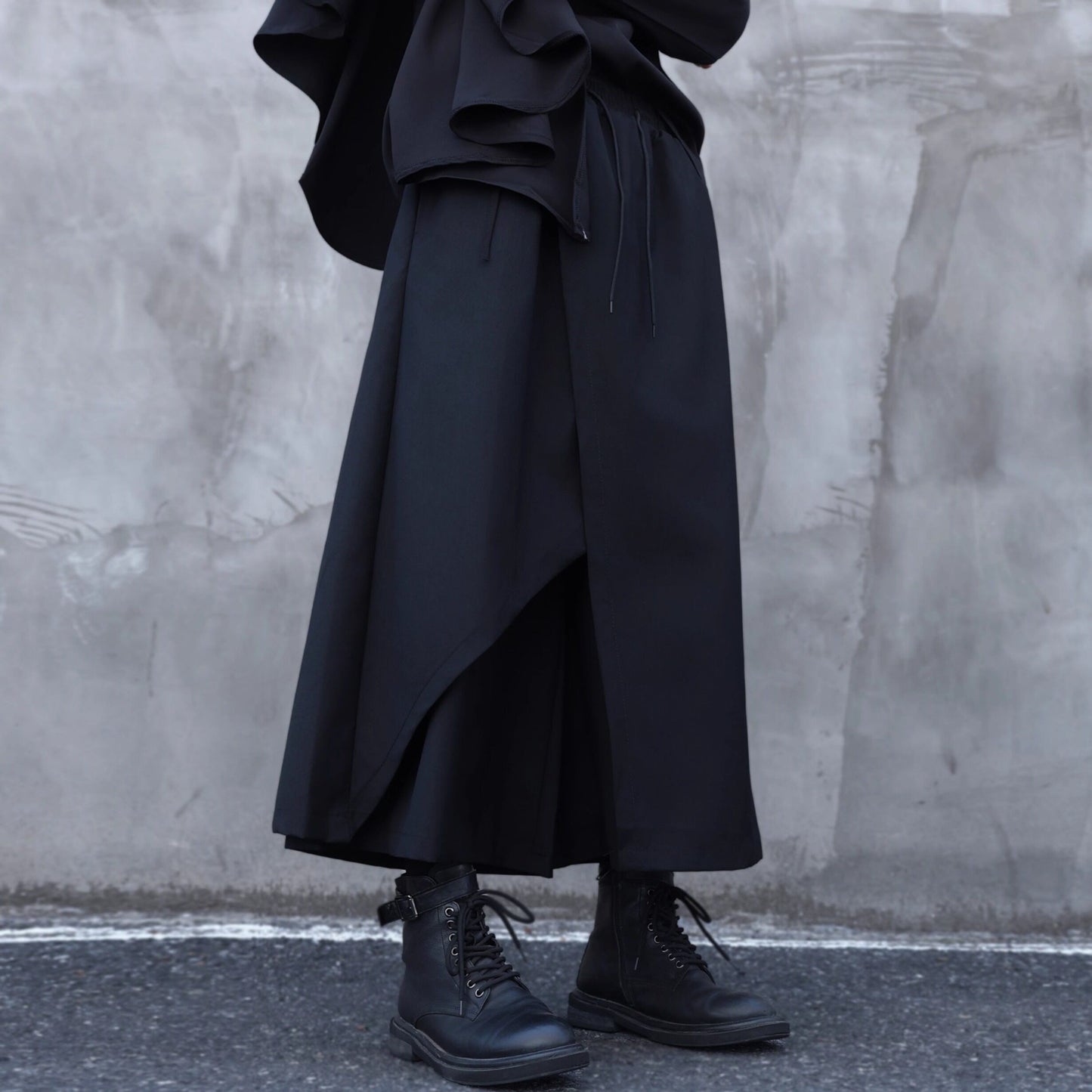 Irregular Ankle Length Skirt Pants【TR3293】