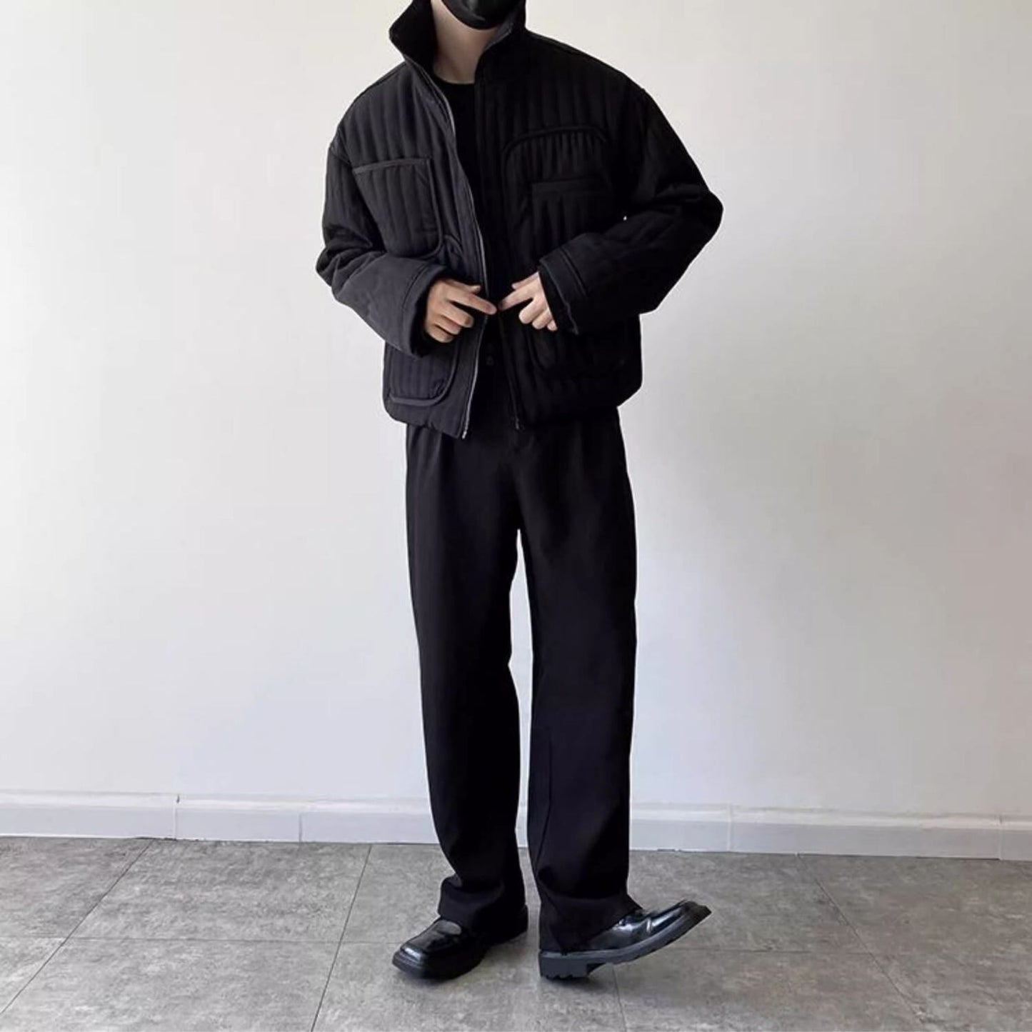 Quilted Stand Collar Jacket【TR3321】