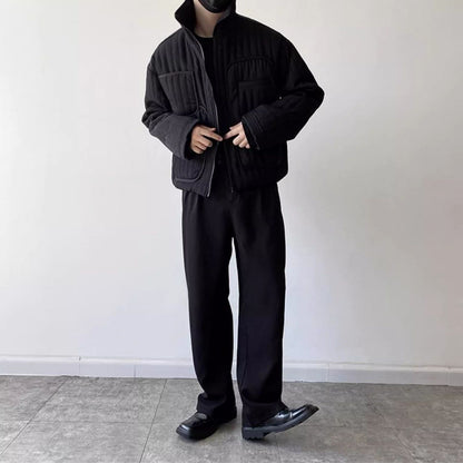 Quilted Stand Collar Jacket【TR3321】