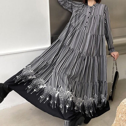 Tiered Fluffily All-in-one Dress【TR0506】