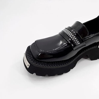 Leather Loafers Shoes【TR3393】