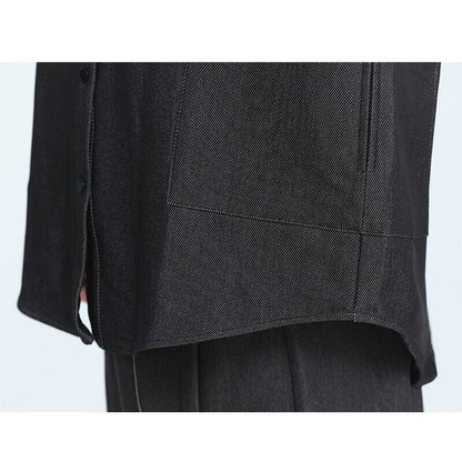 Thick Casual Collared Shirt【TR3134】