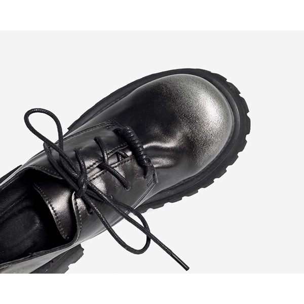Distressed Leather Derby Shoes【TR3410】
