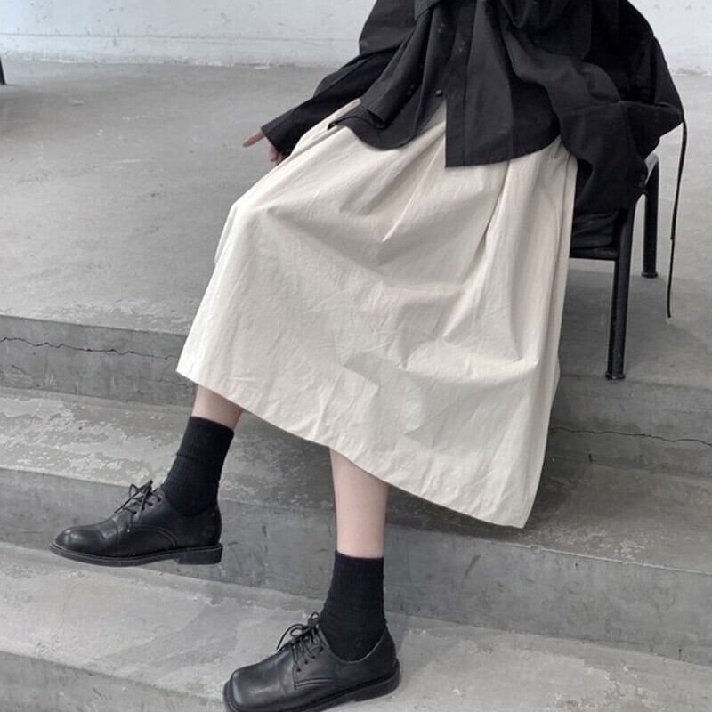 A-Line High-Waist Skirt【TR3164】