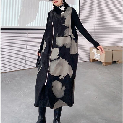Sleeveless All in one Dress【TR1044】