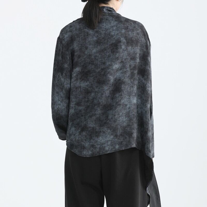 Drape Tiy-Die Collared Shirt【TR3131】
