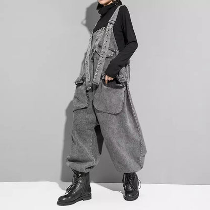 〈Unisex〉Denim Jumping Overall【TR3006】