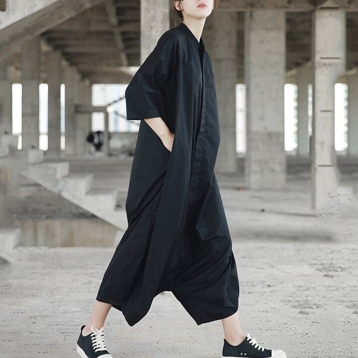 〈Unisex〉Over Loose Jumpsuit Overall【TR1136】