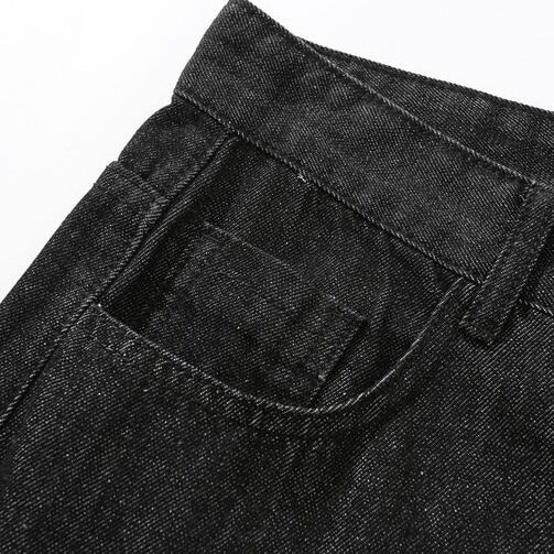 〈Unisex〉Patchwork Straight Jeans【TR1172】