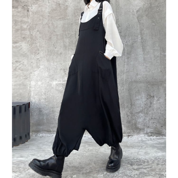 〈Unisex〉Loose Pocket Overall【TR0453】