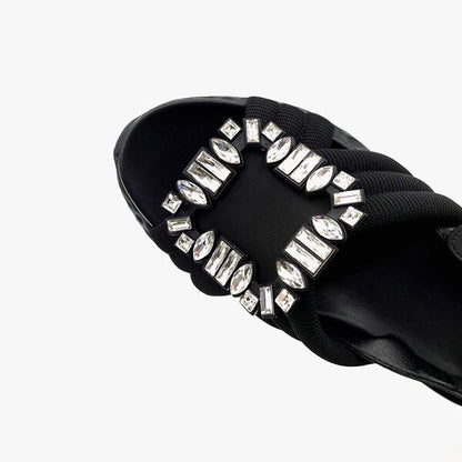 Rhinestone Buckle Sandal【TR3418】
