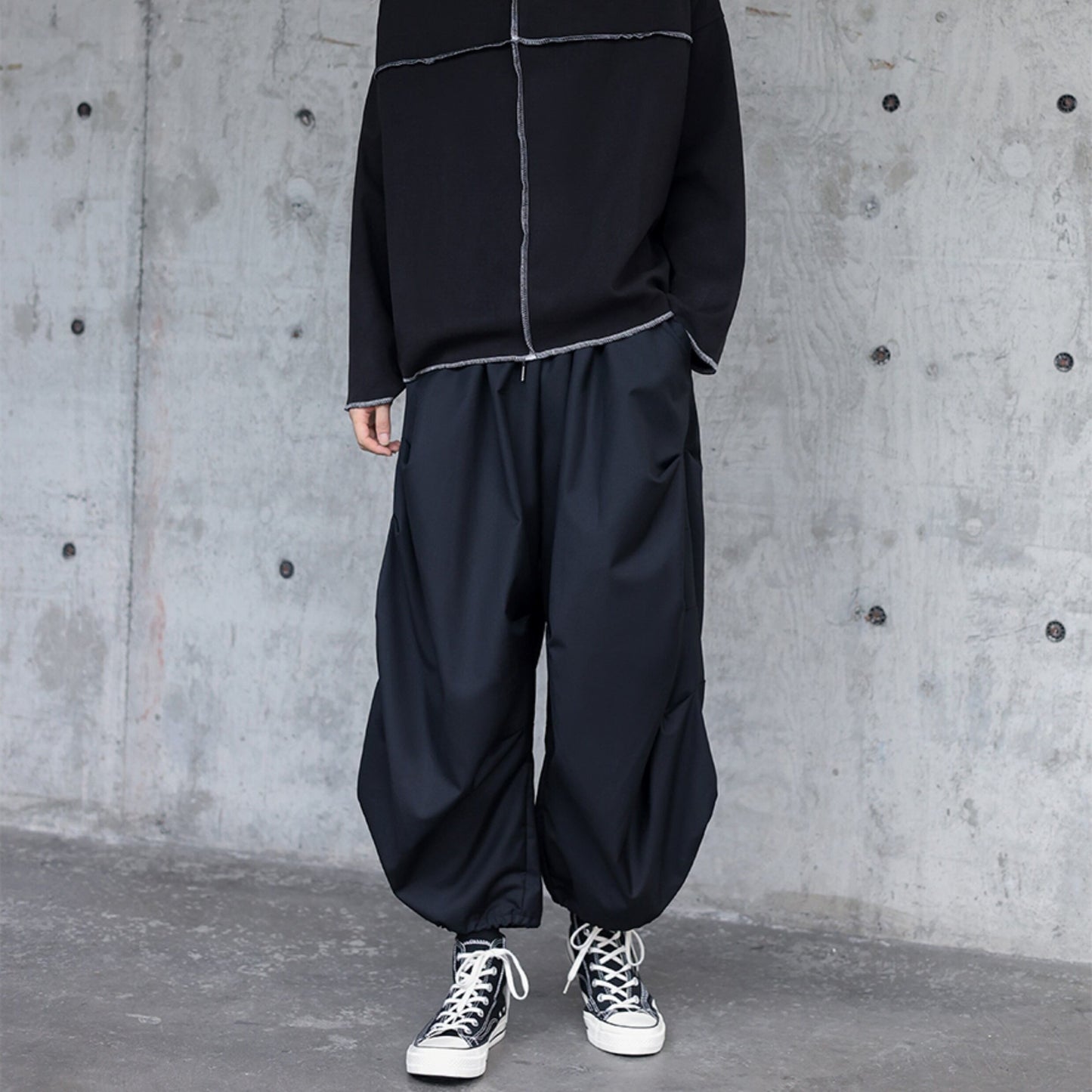 Side-tuck Balloon Silhouette Pants【TR3314】