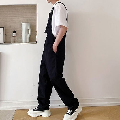 Center Straight Cotton Overall【TR2474】