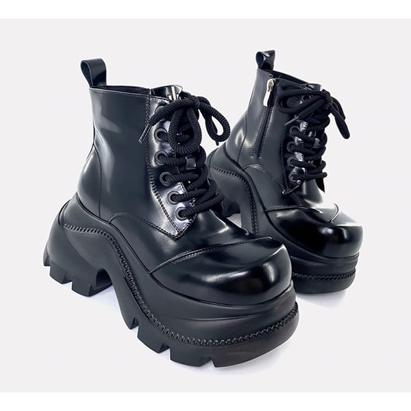 Side Zipper Shorts Boots【TR3388】