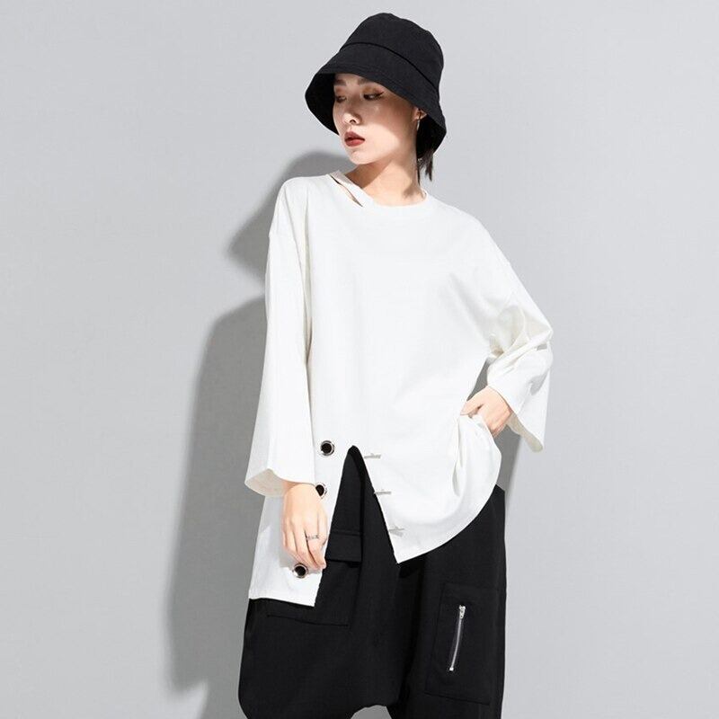 Loose Split casual Shirt【TR1277】