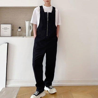 Center Straight Cotton Overall【TR2474】