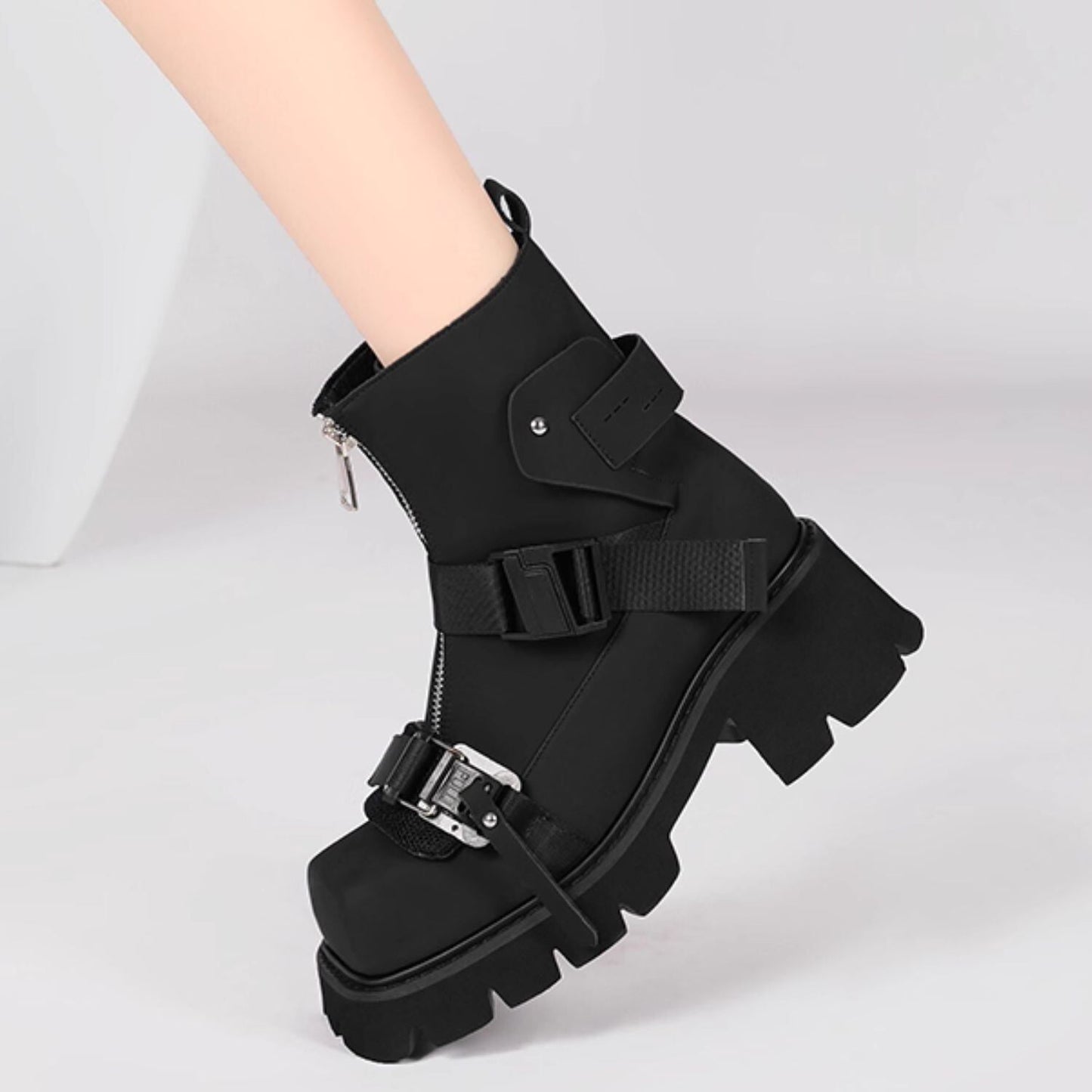 Punk-Rock Short Boots【TR3379】