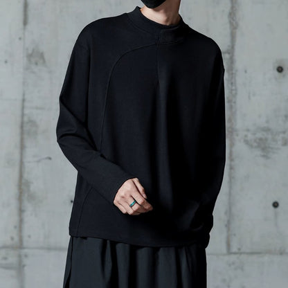 Curved Panel Long-sleeve T-shirt【TR3331】