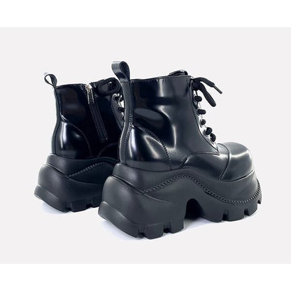 Side Zipper Shorts Boots【TR3388】