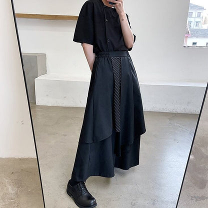 Irregular Wide Leg Pants【TR2493】