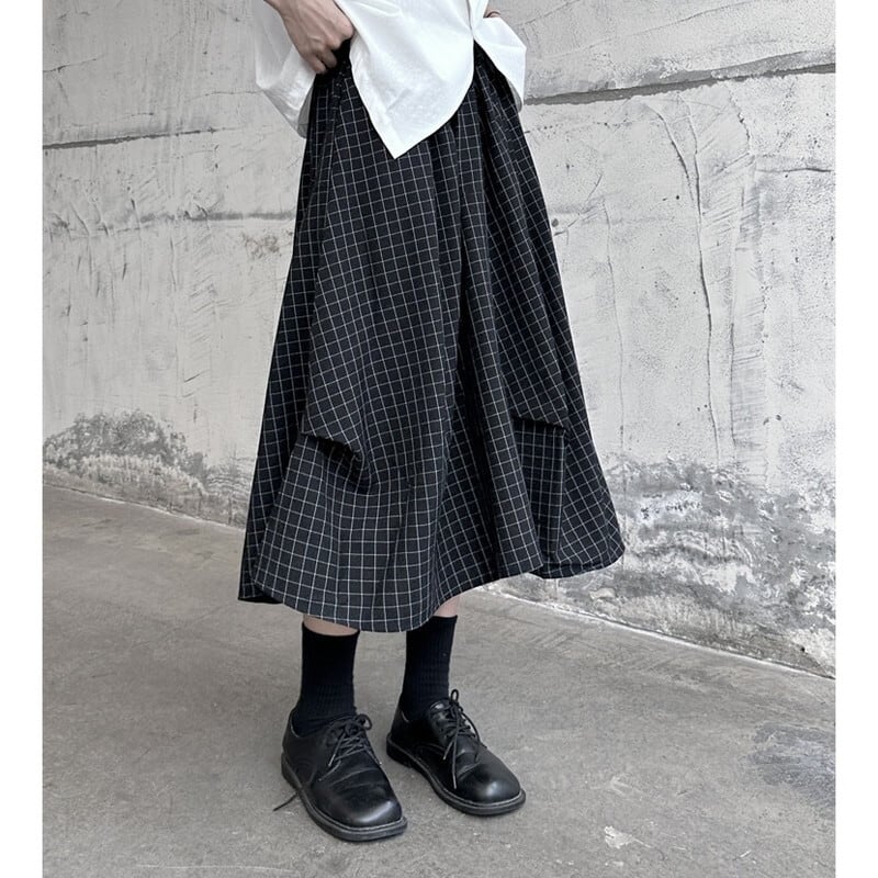 Asymmetry Layered Skirt【TR3165】