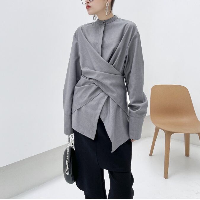 Center Fit Blouse Shirt【TR1020】