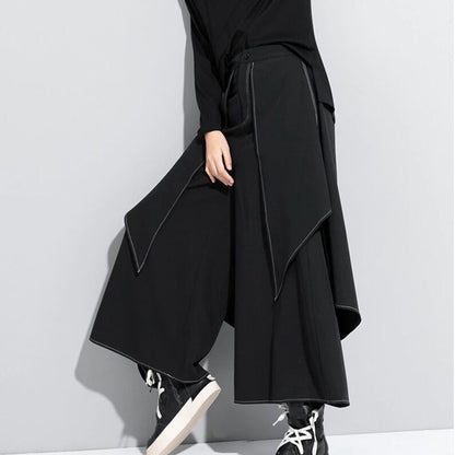 〈Unisex〉High Waist Long Wide Pants【TR1156】