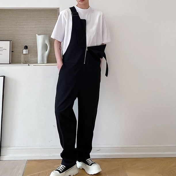 Center Straight Cotton Overall【TR2474】