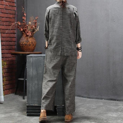 Wild Wide Leg Pants Setup【TR2848】