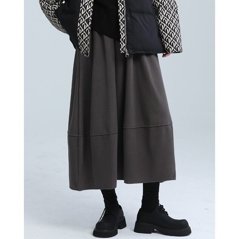 Tiered A-Line Simple Skirt【TR3169】