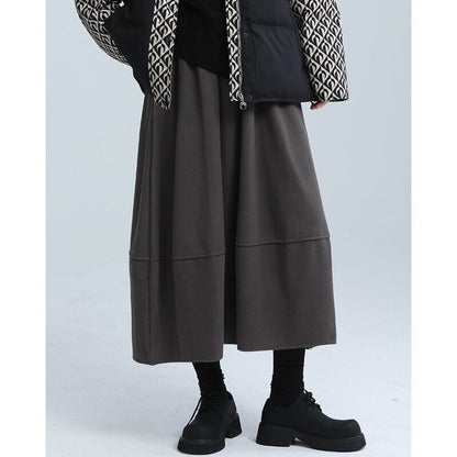 Tiered A-Line Simple Skirt【TR3169】