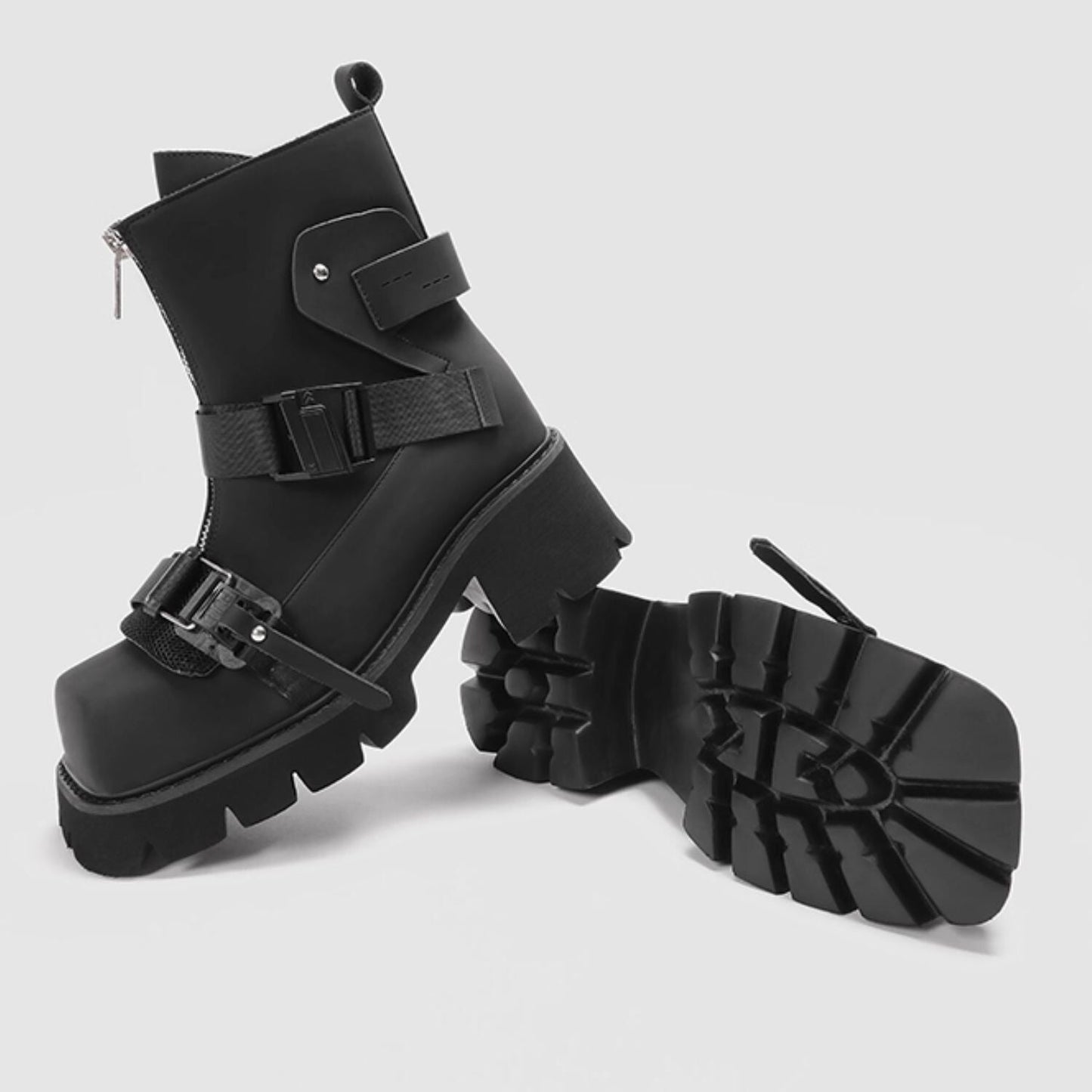 Punk-Rock Short Boots【TR3379】