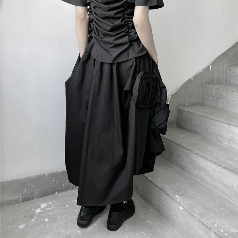 Rose Three-dimensional Volume Skirt【TR1458】