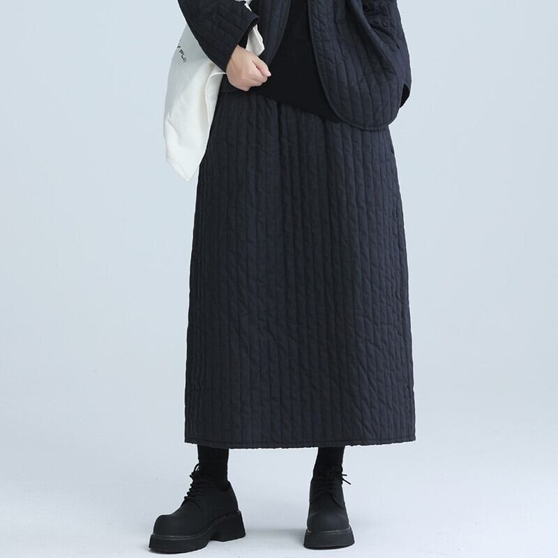 Quilting Long Skirt【TR3153】
