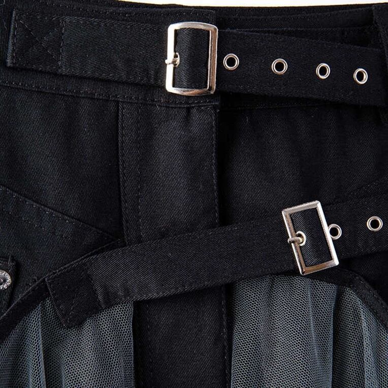 Mesh Tulle Belt Skirt【TR1308】