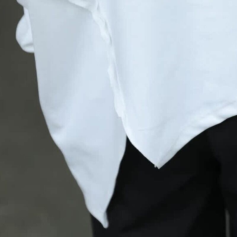Asymmetry Patchwork T-Shirt【TR3142】