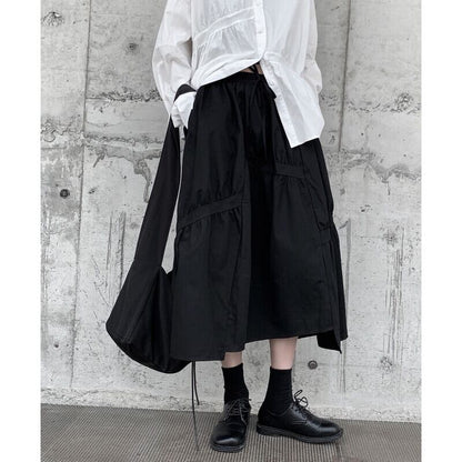 Asymmetry Gather Skirt【TR3163】
