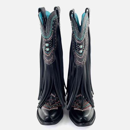Cowgirl  Fringe Boots【TR3377】