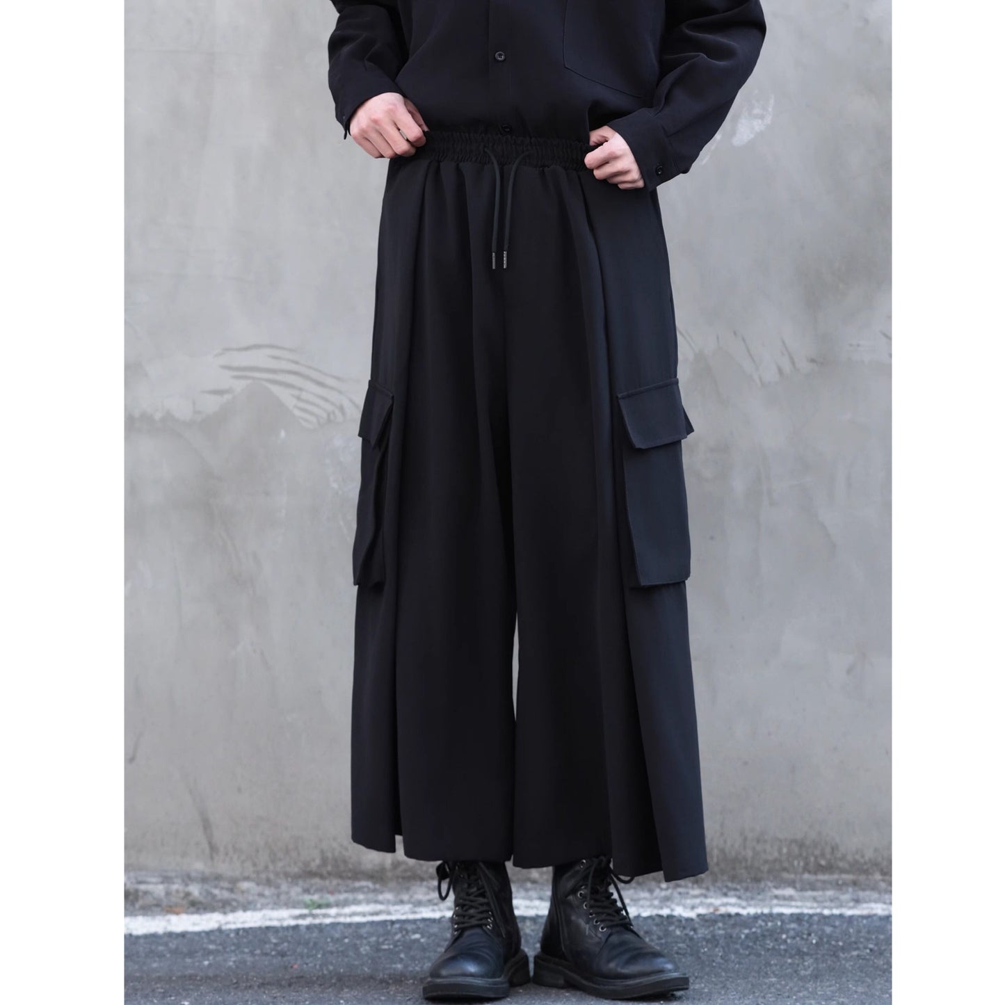 Wide Flare Cargo Pants【TR3319】