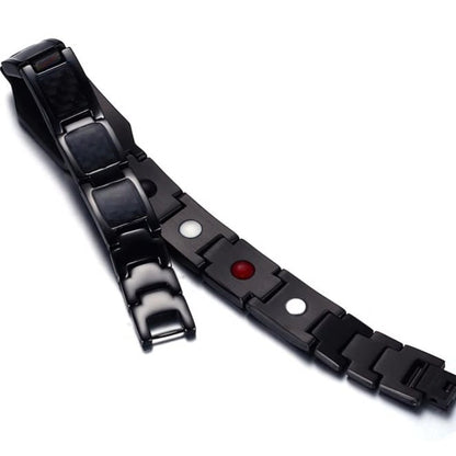 Cross magnetic men bracelet【TR2755】