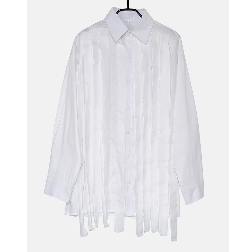 Tassel White Chick Shirt【TR0238】