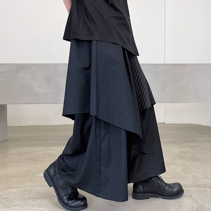 Irregular Wide Leg Pants【TR2493】