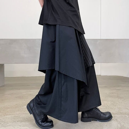 Irregular Wide Leg Pants【TR2493】