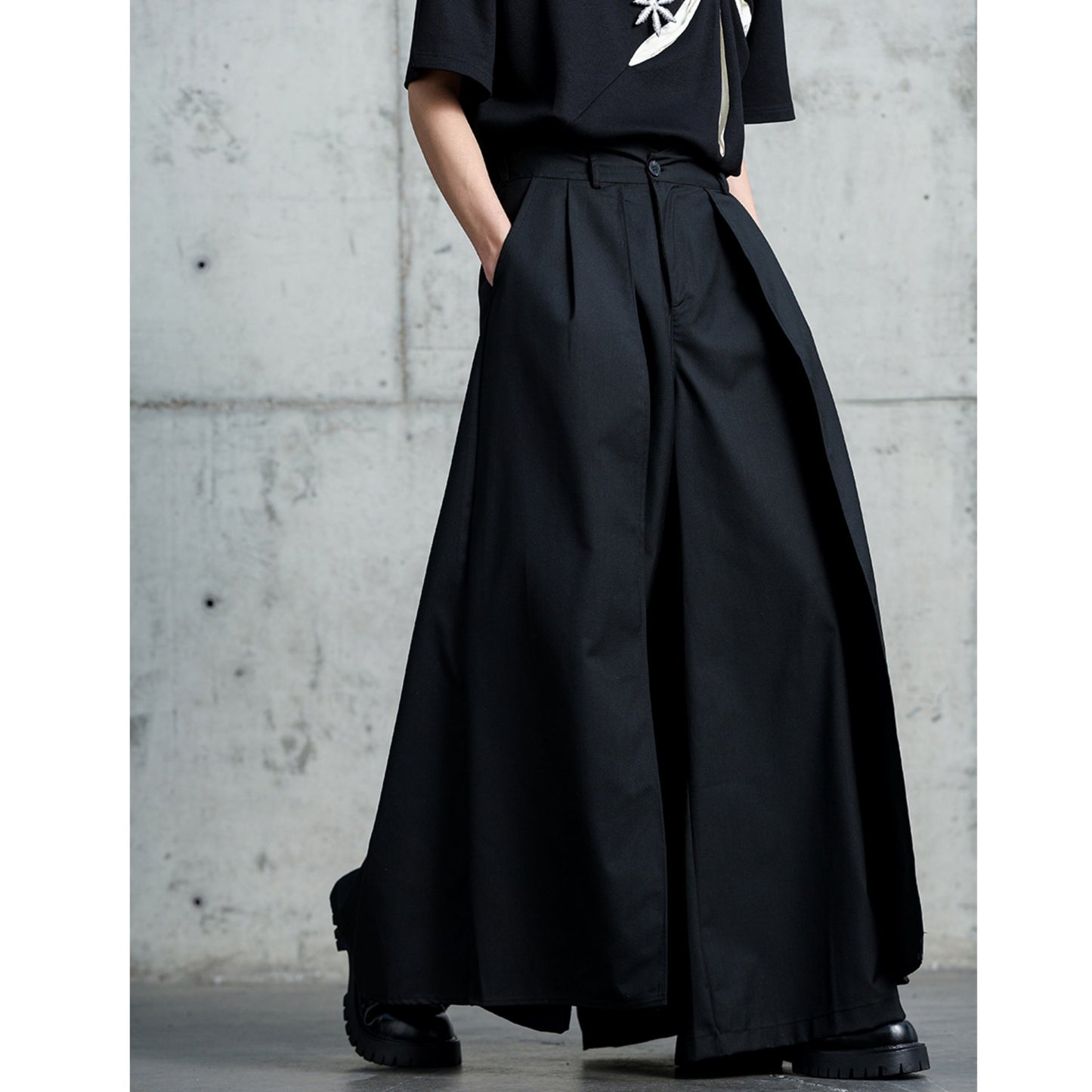 High-Waisted Hakama Pants【TR3271】