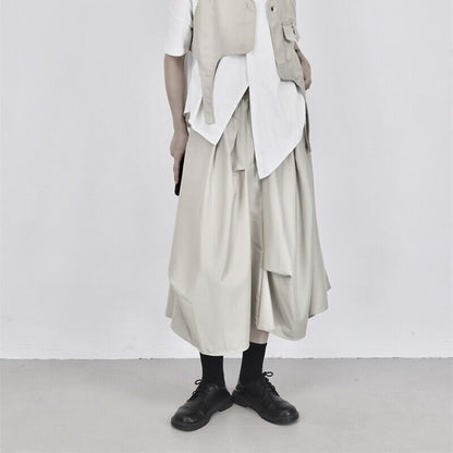 Asymmetry Drape Skirt【TR3187】