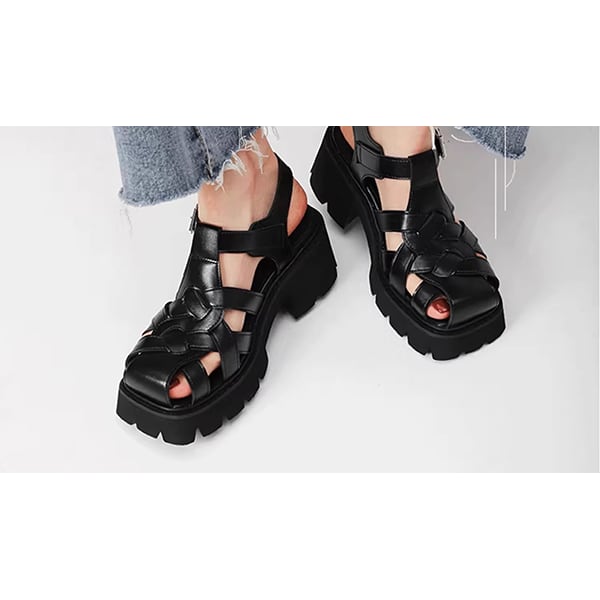 Retro Braided Roman Sandal【TR3414】
