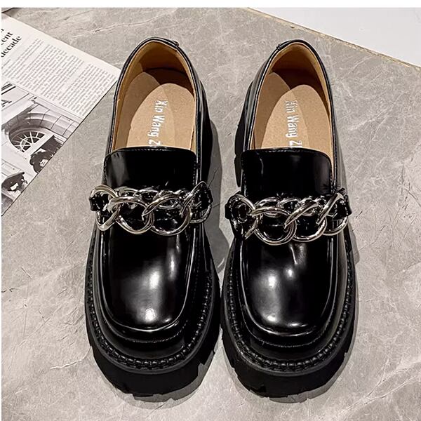 Slip-on Chain Chunky Shoes【TR3398】