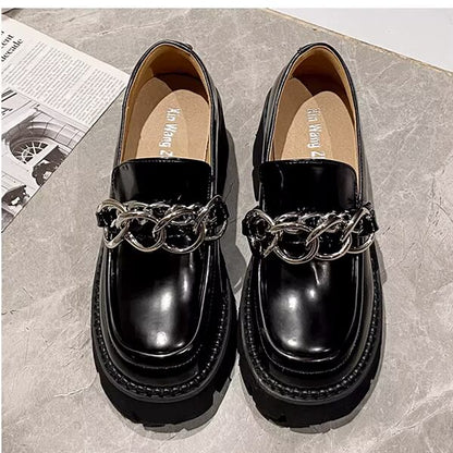 Slip-on Chain Chunky Shoes【TR3398】