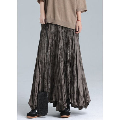 Crinkle Flare Skirt【TR3183】