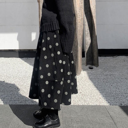 Tiered Corduroy Skirt【TR3152】